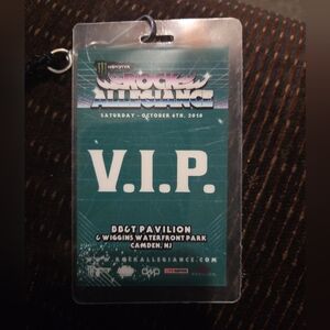 Rock Allegiance VIP Laminate — Camden NJ — Oct 6 2018 — With Lanyard